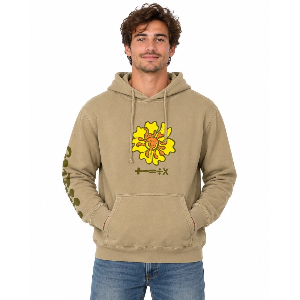 Ed Sheeran Tan Graphic Pullover Hoodie Music Merch Size Small